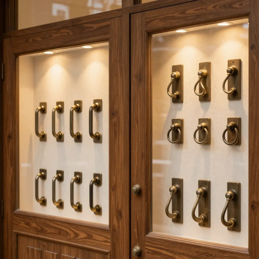 Entry accent on modern door